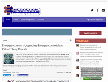 Tablet Screenshot of e-mergencia.com